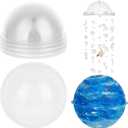OLYCRAFT 20 Pcs 6 inch Half Ball Clear Candy Dome PVC Half Ball Domes Candy Holder Shaker Domes for Card Making Clear Plastic Dimensional Domes for Shaker Card Making Paper Crafting DIY Gift Box