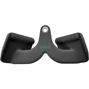 Home Gym Fitness Rowing T-bar V-bar Pulley Cable Machine Attachment, Bicep Curl Tricep LAT pulldown Bar Back Strength Training Handle Grips LAT Pull Down Bar for Seat Row Workout