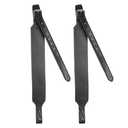 Exion Wide Stability Stirrup Leathers – 2.25” Broad English Saddle Straps with Non-Stretch Nylon Core – Vegetable Tanned Cowhide – Dressage & Jumping Leather Stirrups - Sizes: 48" to 62"