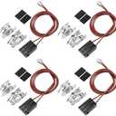 WB17T10006 Terminal Block Kit/Range Surface Burner Plug Connector Element Kit Compatible for G-E Hot-Point Ken-More by MIFLUS,Pack of 4