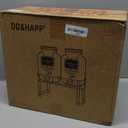 1 Gallon Glass Drink Dispensers For Parties 2PACK.Beverage Dispenser,Glass Drink Dispenser With Stand And Stainless Steel Spigot 100% Leakproof.Lemonade Dispenser With Ice Cylinder.Laundry Detergent