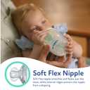 3 x Dr. Talbot's Anti-Colic Bottle Replacement Nipples - Feeding Supplies for Newborn - (2-Pack) Fast Flow Soft Flex Nipples - 6+ Months