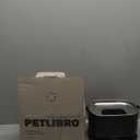 PETLIBRO Cat Water Fountain, Cordless Pet Water Fountain Battery Operated, 2.5L/84oz Dockstream Water Fountains for Cats Indoor, Cat Fountain with Stainless Steel Tray, Easy to Clean BPA-Free (Black)