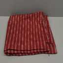 Kevin Textile Euro Sham Linen Cushion Cover Boho Woven Texture Decorations Square Red Throw Pillows for Valentines Couch Chair Office Boy, Set of 2, 24x24 inch, Wine Red