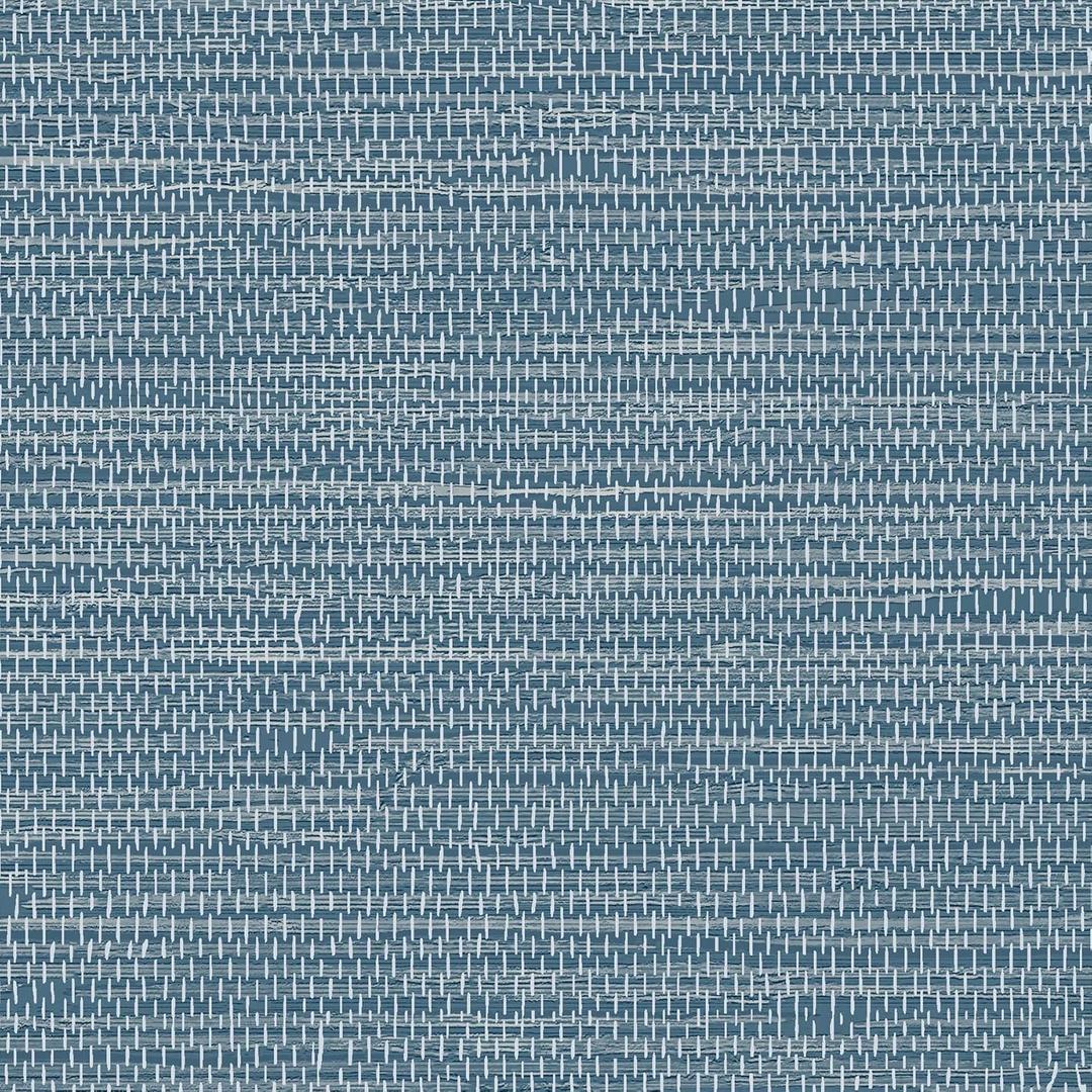 JiffDiff Grasscloth Wallpaper Peel and Stick Blue Grassweave Stick on Wallpaper Textured Self Adhesive Contact Paper 17.3"x118"