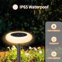 Lightonight Colorful Solar Lights Outdoor, Color Changing Solar Lights with Remote, Colorize Pathway Lights Solar Garden Lights for Landscape Walkway Patio Yard Pool Garden