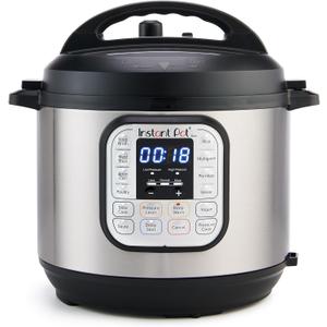 Instant Pot Duo 7-in-1 Electric Pressure Cooker, Slow Cooker, Rice, Steamer, Sauté, Yogurt Maker, Warmer & Sterilizer, Includes App With Over 800 Recipes, Stainless Steel, 6 Quart
