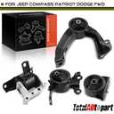 New 4x Engine Motor Mount & Transmission Mount for Jeep Compass 2007-2017 Dodge