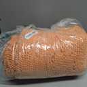 OLANLY Dog Door Mat for Muddy Paws 59x20, Absorbs Moisture and Dirt, Absorbent Non-Slip Washable Doormat, Quick Dry Chenille Mud Mat for Dogs, Entry Indoor Entryway Carpet for Inside Floor, Peach