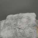 3x5 Fluffy Shag Light Grey Rug for Bedroom, Soft Fuzzy Plush Washable Non Slip Carpet, Comfy Shaggy Furry Small Area Rug for Living Room, Kids Baby Boys Girls Nursery Dorm, Tie-Dye Gray