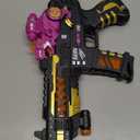 DaoDaoZhu Dinosaur Light Up Toy Gun with Sound Effects, Noise-Making Gun Toys for Kids Indoor/Outdoor Play & Halloween Costume, Birthday Christmas Dinosaur Gifts for 3-7Year Old Boys Toddlers (Black-pink)