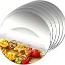 10 Inch Round Mirror Table Centerpieces, Set of 12 Mirror Plates for Wedding Party Decorations, Wall Decor