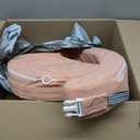 My Brest Friend Nursing Pillow - Deluxe - Enhanced Comfort w/ Slipcover - Ergonomic Breastfeeding Pillow For Ultimate Support For Mom & Baby - Adjustable Pillow W/ Handy Side Pocket, Soft Rose