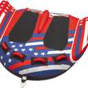 ZOOMBROS Towable Tubes for Boating 2 Person, Water Tubes for Boats to Pull, Safety Inflatable Boat Tubes and Towables, Water Sport Towables with Drainage, Quick Connector and Wings