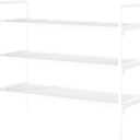 Kitsure Shoe Rack for Closet, Sturdy and Long-Lasting Shoe Shelf, Shoe Rack for Entryway, Personalized DIY Shoe Organizer, Shoe Rack Organizer for Space-Saving, 27.6" x 11.8" x 22.6", White