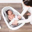 Regalo Baby Basics 3-in-1 Grow with Me Baby Bathtub with Foam Padded Air Mesh Sling, Adjustable Infant Bath Tub for Newborn to Toddler, Baby Bath Seat Support, Easy Clean with Drying Hook