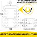 2 Pack Tank Top Hanger Space Saving, 360 Rotating Closet Organizers and Storage, 6 Tier Metal Bra Organizer with 24 Hanging Hooks, Small Space Solutions, RV Apartment College Dorm Room Essentials