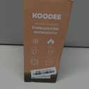 koodee Water Bottle for School-16 oz Stainless Steel Triple Wall Vacuum Insulated Water Bottle for Girls, Wide Mouth Bottle with Leakproof Spout Lid (Teal)