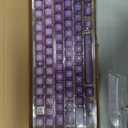 134Keys PBT Keycaps MOA Profile Key Cap for Cherry Gateron MX Switches Mechanical Keyboards Key caps (Gradient Purple)