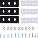 Snowblower Rubber Impeller Kit 1/4" 3-Blade Universal Compatible with Modifies 2-Stage Machine 1/4" Thick Rubber Paddle