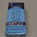 (12 Months Supply) Descaling Kit Compatible with Nespresso Vertuo, Odorless Coffee Brewer Machine Descaler Set, Liquid Descaling Solution for Nespresso, Includes Reusable Pod and 12 Cleaning Tablets