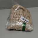 IM HOME Waffle Bath Mat Khaki 24"x17", Boho Woven Modern Bath Mat Rugs, Absorbent Non Slip Bathroom Rugs, Soft Washable Bath Rugs with Tassels for Bathroom, Bedroom, Kitchen, Shower, Tub