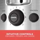 BLACK+DECKER 2-Slice Toaster, TR1278BD, Extra Wide Slots, 7 Shade Settings, 850 Watts, Frozen and Bagel Buttons