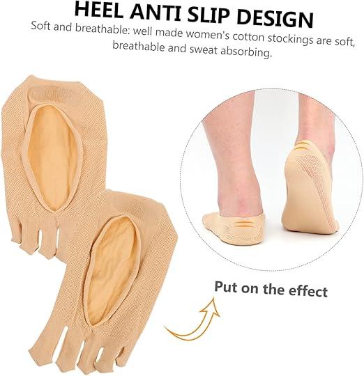  2 Pairs Women's Compression Socks Women Invisible Socks Yoga Socks for Women Summer Socks for Women Sock