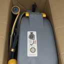 GLAHODEN Retractable Garden Hose Reel - 1/2 in x 130 ft Upgraded UV Resistant Automatic Wall Mounted Water Hose Reel 3/4 in Brass Fitting 9 Pattern Nozzle Any Length Lock Slow Retraction 180Swivel