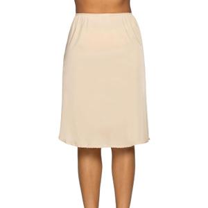 Vanity Fair Women's Anti-Static Nylon Half Slip for Under Dresses, 26 Inch - Single Slit - Neutral