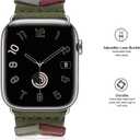 2 x VUTOT Compatible with Apple Watch Band 38mm 40mm 41mm 42mm 44mm 45mm 49mm for Women Men, Soft Braided Polyamide Yarn Wristband Adjustable Sport Strap for iWatch Series 9 Ultra SE 8 7 6 5 4 3 2 1 (Black)