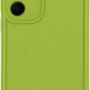 Puxicu Slim Case for Samsung Galaxy A56 5G, Enhanced Camera Protection, Shockproof Skin-Friendly Touch Soft Case Cover for Samsung Galaxy A56 Phone, Avocado Green