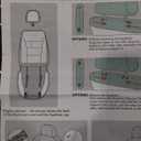 AOMSAZTO Ford Ranger Seat Covers:Front Row Seats Fit 2019 2020 2021 2022 2023 2024 2025 Ford Ranger Breathable Waterproof Leather Seat Protector(2 Seats, Black) 