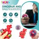 120 Pcs Fidget Toys Pack, Pop Sensory Party Favors Set Gifts for Kids Adults Boy Girl Stocking Stuffers Autistic Bulk Goodie Bag Filler Treasure Box Classroom Prizes School