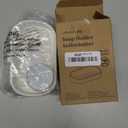 LEVERLOC Soap Dish Holder for Shower Suction Cup Wall Mounted Self Draining NO-Drilling Removable Bar Soap Sponge Holder for Bathroom Bathtub Kitchen Sink Waterproof Strong Vacuum Suction Adhesion