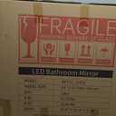 Hamilton Hills Large Oval Mirror 24x36 inch Polished Glass Frameless, Lightweight Mirror for Wall | 1" Beveled Rounded Bathroom Mirrors for Vanity | Oval Hanging Wall Mounted Mirror for Home Gym