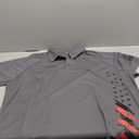 H HYFOL Short Sleeve Polo Shirts for Men Graphic Stretch Casual American Patriotic Raglan Golf Polos for Men (3X-Large, 8-dark Grey)