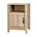 Decor Therapy Greer 23" Storage Drawer End/Side Table, Natural Wood