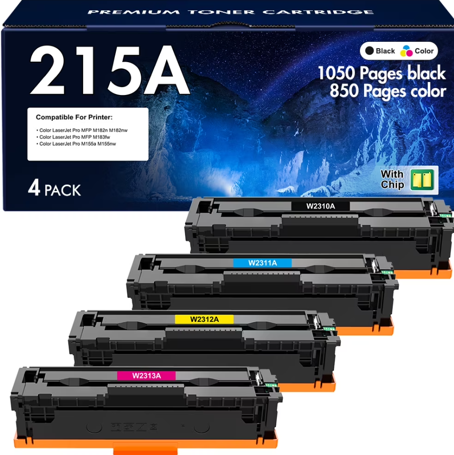 Toner Cartridge Replacement for 215A 4 PCS