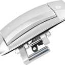 Front Left Driver Side Door Handle Exterior fit for Nissan 350Z 2003 2004 2005 2006 2007 2008 2009, Outside, 80607-CD41E 80607-CD40B 80607-CD40E, Silver