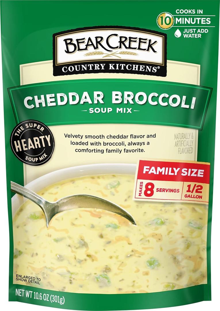 Bear Creek Soup Mix, Cheddar Broccoli, 10.6 Ounce (EXP 07/30/27)
