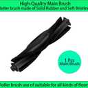 Replacement Spare Parts for Vactidy T6 / T7 / T8 Robot Vacuum 1 Main Brush 6 Side Brush 6 HEPA Filter Accessories (13 Pack)