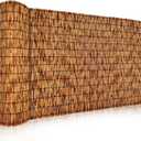 Bamboo Fence,Bamboo Screens Outdoor for Patio,4 Feet High Reed Screen for Privacy Garden Backyard Balcony,4x12FT