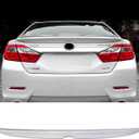Rear Spoiler Compatible with Toyota Camry 7th 2012-2017 Car Trunk Spoiler Wing Tail Body Kit, White