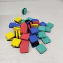 Dry Erase Erasers, 48 Pack Magnetic Whiteboard Dry Eraser Chalkboard Cleaner Board Wiper for Kids, Student, Classroom, Teacher Supplies, Home and Office (4-Color, 2 x 2 x 0.79 Inch)