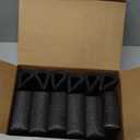 Frienda 12 Pcs Picture Frame Corner Protectors TV Foam Corners for Moving Mirror Boxes Bulk L-shaped Cushioning Picture Packing Kit for Artwork Packaging Furniture Supplies Shipping Edge Protection