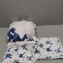 Feelyou Ice Hockey Bed Sheet Set Twin Size Kids Sports Event Bedding Set,1 Fitted Sheet + 1 Pillowcase, No Flat Sheet (Multi 09)