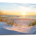 Canvas Wall Art For Living Room Super Large Size Wall Decor For Office Canvas Art Framed Pictures Artwork Blue Sun Beach Grass Ocean Landscape Paintings Bedroom Decor Seascape Draw Home Decorations