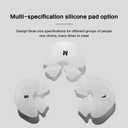 NQIAO Nasal Pillow - Universal Nasal Mask Nose Pillows System Assembly - Includes Small, Medium, and Large Nose Adapter Nasal Pillows