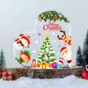 Christmas Decorations Indoor Cute Christmas Decor Gifts Table Sign for Mantle,Office Desk, Shelf - Heart Shaped Gifts Holiday Indoor Home Decor